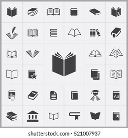 Book Icon. Books Icons Universal Set For Web And Mobile