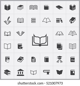 book icon. books icons universal set for web and mobile