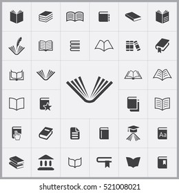 book icon. books icons universal set for web and mobile