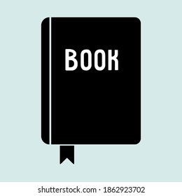 Book icon, classic flat style