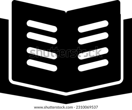 The book icon is a classic symbol for knowledge, education, and learning, widely used for academic or book-related websites and apps.