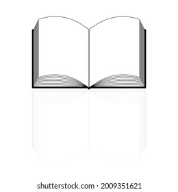 Book icon. Dairy book vector. Book icon illustration for web and mobile devices.