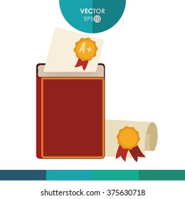 Book icon design 