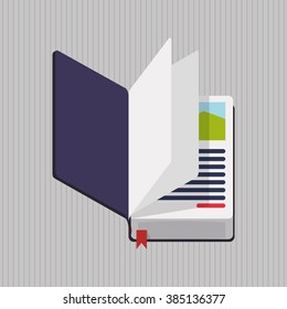 Book icon design 