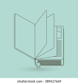 Book icon design 
