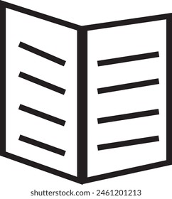 Diseño de icono de libro eps 10.