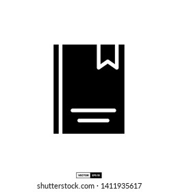 Book icon, design inspiration vector template for education web design or mobile app