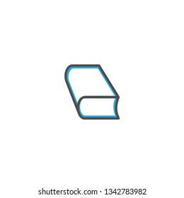 Book icon design. Stationery icon vector illustration
