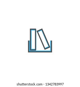 Book icon design. Stationery icon vector illustration
