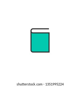 Book icon design. Stationery icon vector illustration