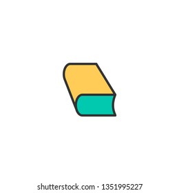 Book icon design. Stationery icon vector illustration