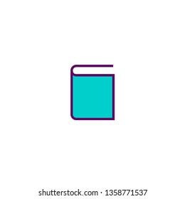 Book icon design. Stationery icon vector illustration