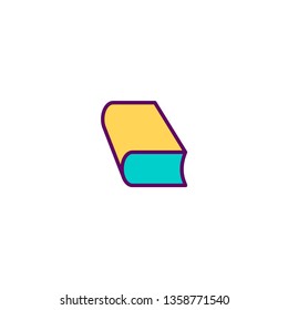 Book icon design. Stationery icon vector illustration