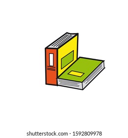 Book icon design template EPS 10