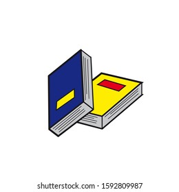 Book icon design template EPS 10