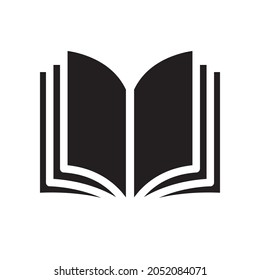 Book icon design template, Vector Illustration. Color editable