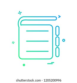 Book icon design vector