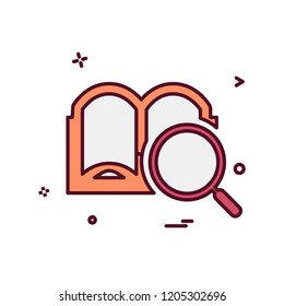 Book icon design vector