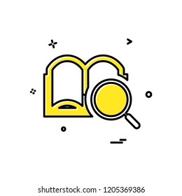 Book icon design vector