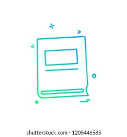 Book icon design vector 
