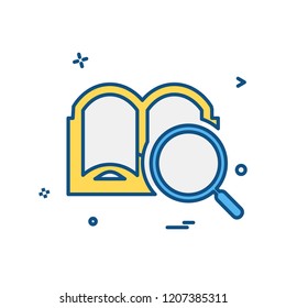 Book icon design vector