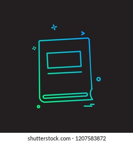 Book icon design vector 