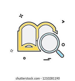 Book icon design vector