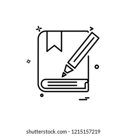 Book icon design vector
