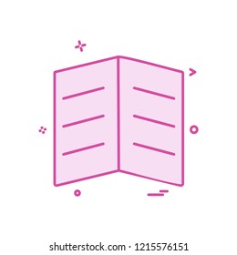 Book icon design vector