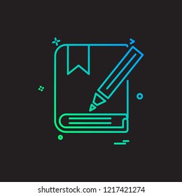 Book icon design vector