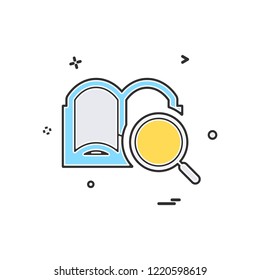 Book icon design vector