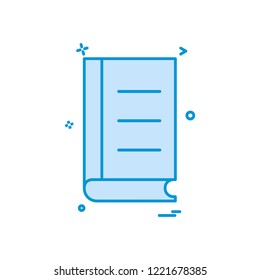 Book icon design vector
