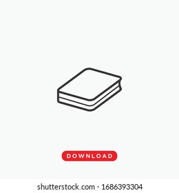 Book Icon Design Vector EPS10