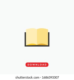 Vektorillustration Buchsymboldesign EPS10