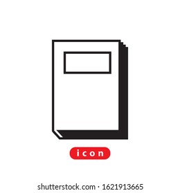Book Icon Design Vector ESP10
