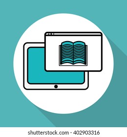 book icon design , vector illustration