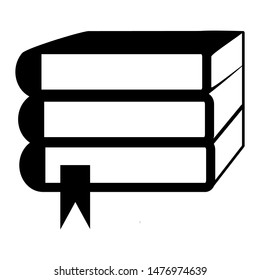 book icon design vector simple