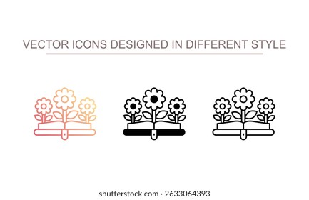 Diseño de icono de libro con fondo blanco Ilustración de stock