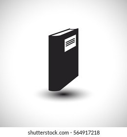 Book Icon. Dictionary Icon. Vector Illustration. Archive Icon.
