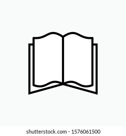 
Book Icon. Education Elements Illustration As A Simple Vector Sign & Trendy Symbol for Design, Websites, Presentation or Application. 