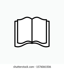 
Book Icon. Education Elements Illustration As A Simple Vector Sign & Trendy Symbol for Design, Websites, Presentation or Application. 