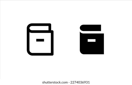 Book icon Education icons button, vector, sign, symbol, logo, illustration, editable stroke and flat design style isolaated on white linear pictogram