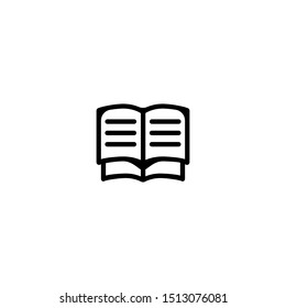  Book icon. Education library symbol