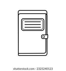Book icon. Education literature read and library theme. Isolated design. Vector illustration