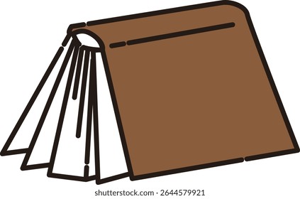 Ícone Livro. Literatura educacional e tema de leitura. Design isolado. Ilustração vetorial