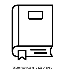 Book icon for education and reading concepts	
