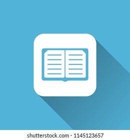 book icon. education sign