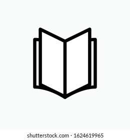 Book Icon - Education or Study Elements Illustrations, Vector Sign & Trendy Symbol.