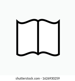 Book Icon - Education or Study Elements Illustrations, Vector Sign & Trendy Symbol.
