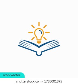 book icon education symbol  illustration logo template